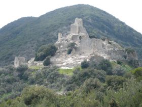 SAN SILVESTRO ROCK VIEW FROM THE HOSTEL